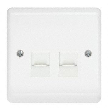 Double gang rj45 cat data - rj45, 5