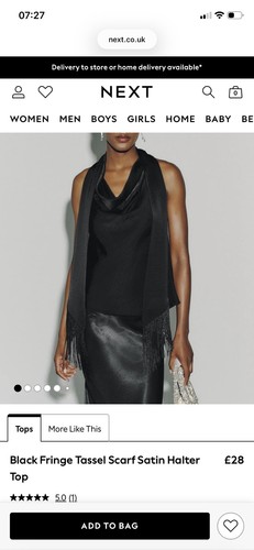 Bnwot next grey scarf - “next”,